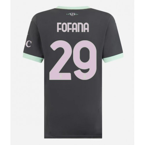 Fotbalové Dres AC Milan Youssouf Fofana #29 Dámské Alternativní 2024-25 Krátký Rukáv